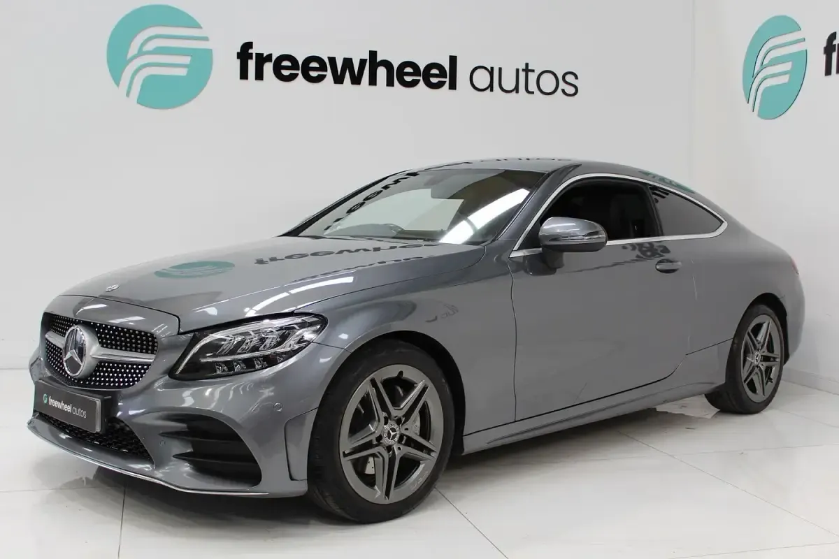 Used Mercedes C220 AMG line 2019 Grey Coupe