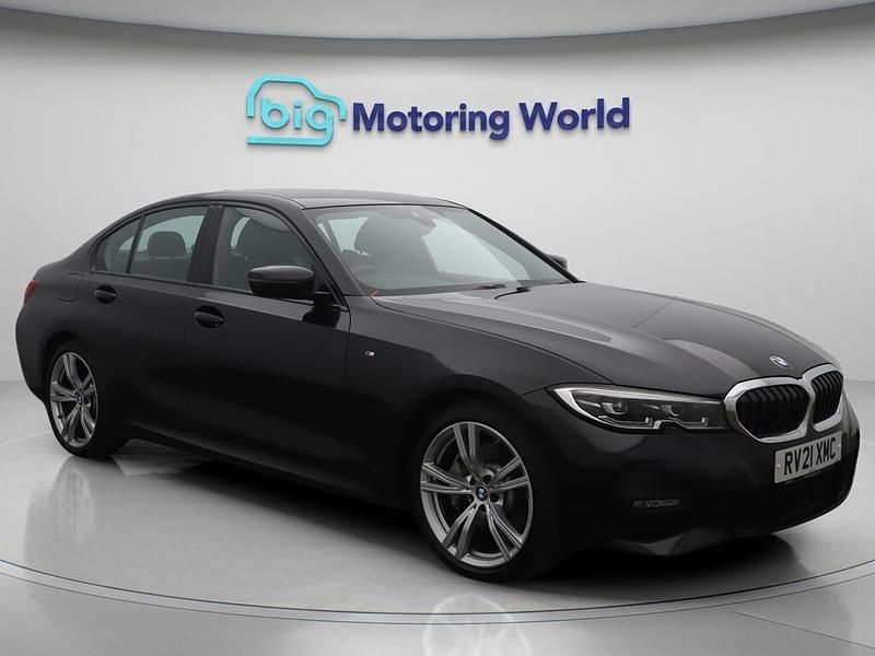 Black Used 2021 BMW 330e M Sport Sedan | £19,300 (Fair price) - Image 1/4