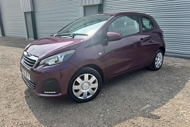 Mauve/purple Used 2016 Peugeot 108 Active Hatchback | £4,990 (Fair price) - Image 1/1