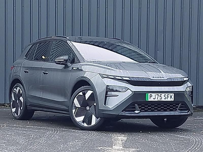 Grey New 2025 Skoda Elroq vRS SUV | £41,998 (Expensive) - Image 1/4