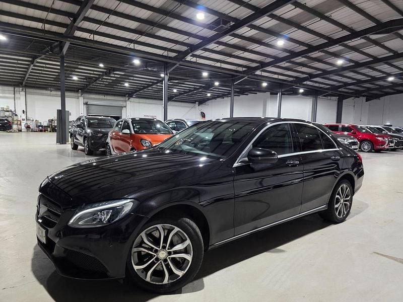 Black Used 2015 Mercedes C350e Premium Plus Sedan | £9,740 (Good price) - Image 1/4