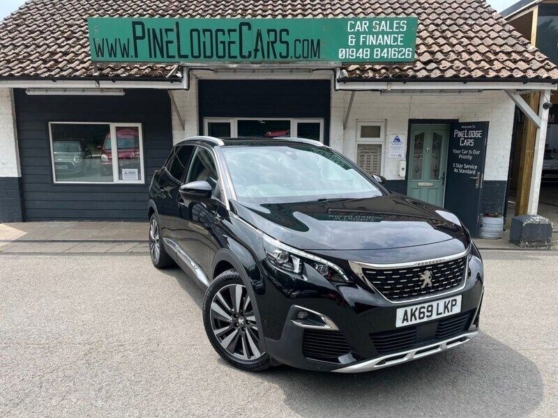 Black Used 2019 Peugeot 3008 Premium SUV | £12,099 (Fair price) - Image 1/4