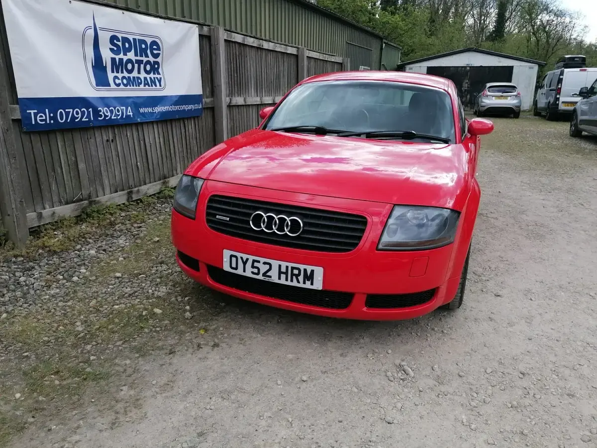 Used Audi TT 225 HP (165 kW) 2002 Red Coupe