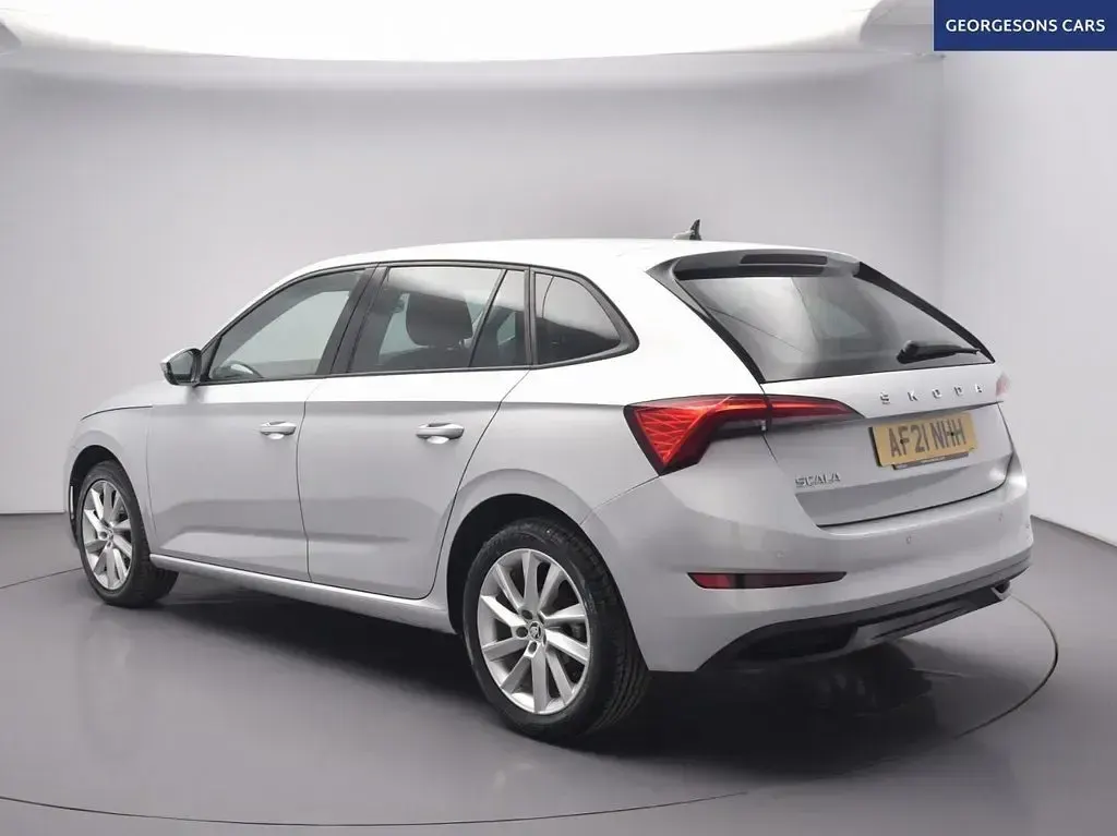 Used Skoda Scala SE L 150 HP (110 kW) 2021 Silver Hatchback