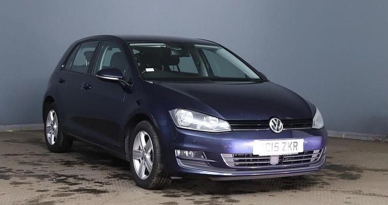 Used VW Golf VII Match 2015 Blue Hatchback