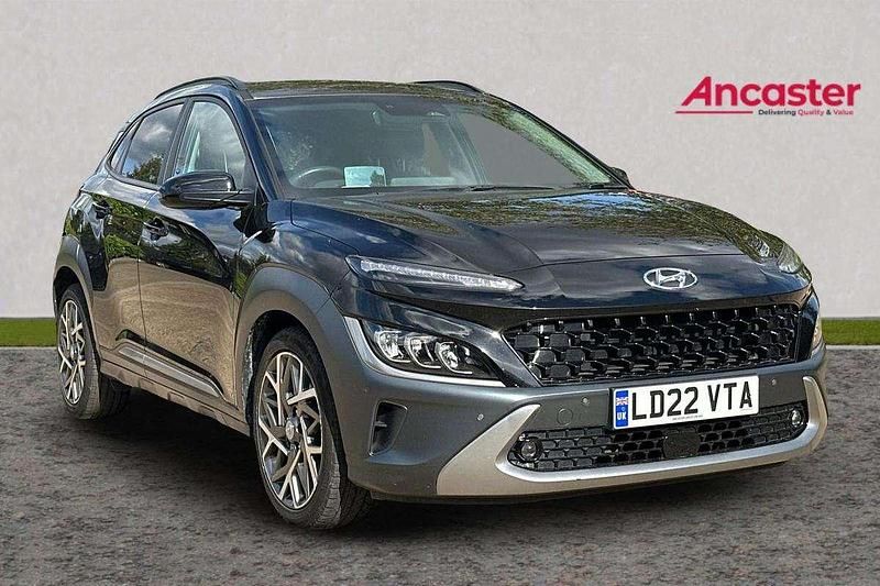 Black Used 2022 Hyundai Kona Ultimate SUV | £18,499 (Fair price) - Image 1/4