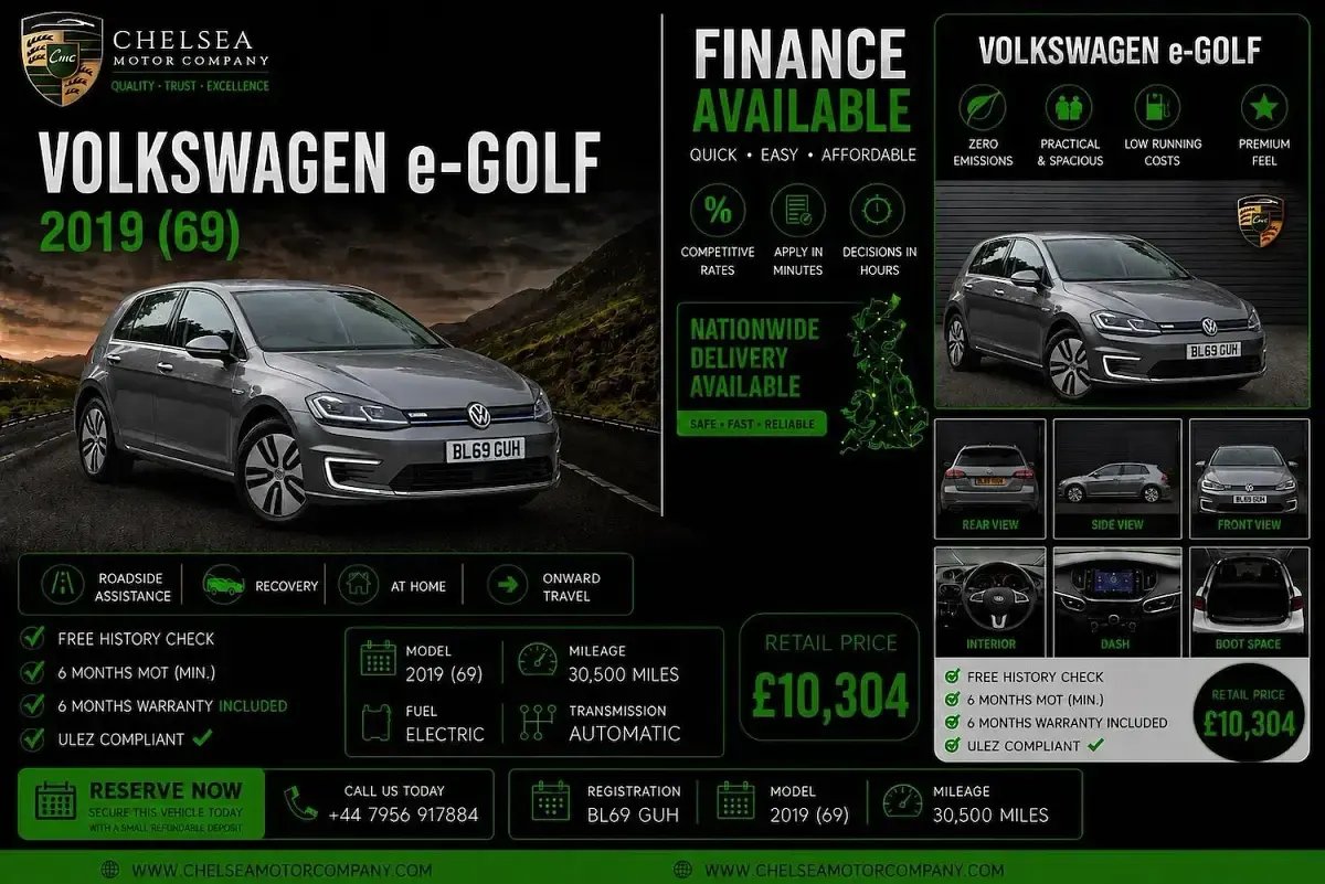 Used VW e-Golf 99 kW (135 HP) 2019 Grey Hatchback