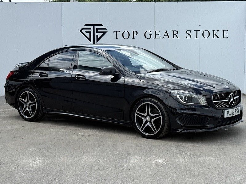Black Used 2016 Mercedes CLA220 AMG line Sedan | £13,295 (Fair price) - Image 1/4