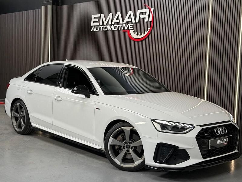 Used Audi A4 Black Edition 245 HP (180 kW) 2019 White Sedan