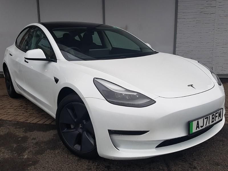 White Used 2021 Tesla Model 3 Long Range AWD Sedan | £21,498 (Fair price) - Image 1/4