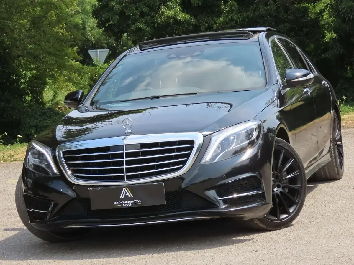 Used Mercedes S350 AMG line 254 HP (186 kW) 2017 Black Sedan