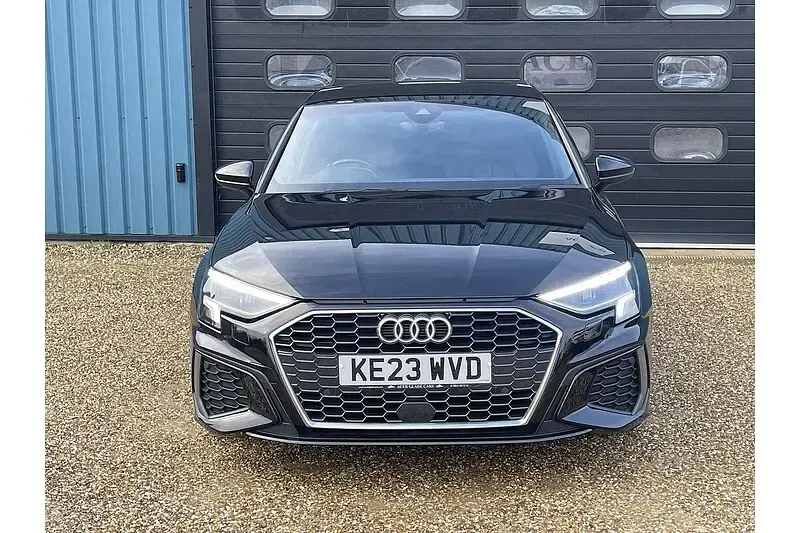 Used Audi A3 S-Line 110 HP (80 kW) 2023 Black Sedan