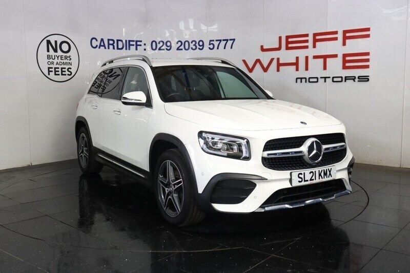 White Used 2021 Mercedes GLB200 AMG line SUV | £25,988 (Fair price) - Image 1/4