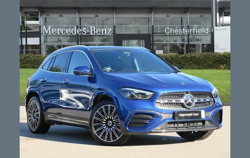 Blue Used 2024 Mercedes GLA220 AMG Line Premium Plus SUV | £40,665 - Image 1/4