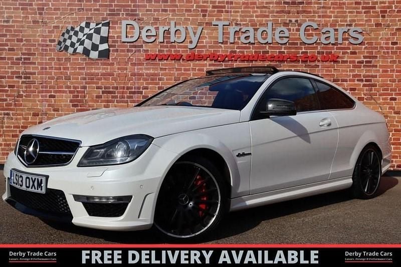 White Used 2013 Mercedes C63 AMG AMG Edition 1 Coupe | £19,990 (Fair price) - Image 1/4