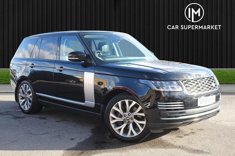 Black Used 2018 Land Rover Range Rover Autobiography SUV | £30,885 (Good price) - Image 1/4