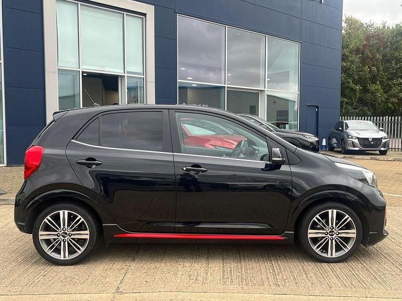 Black Used 2018 Kia Picanto GT-Line Hatchback | £7,595 (Fair price) - Image 1/4