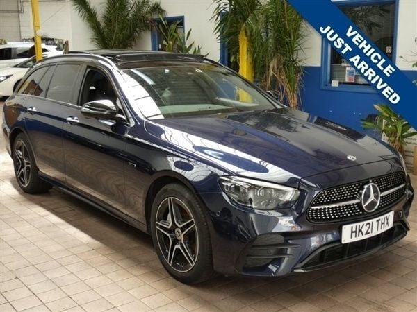 Blue Used 2021 Mercedes E300 AMG line Estate | £38,400 - Image 1/2