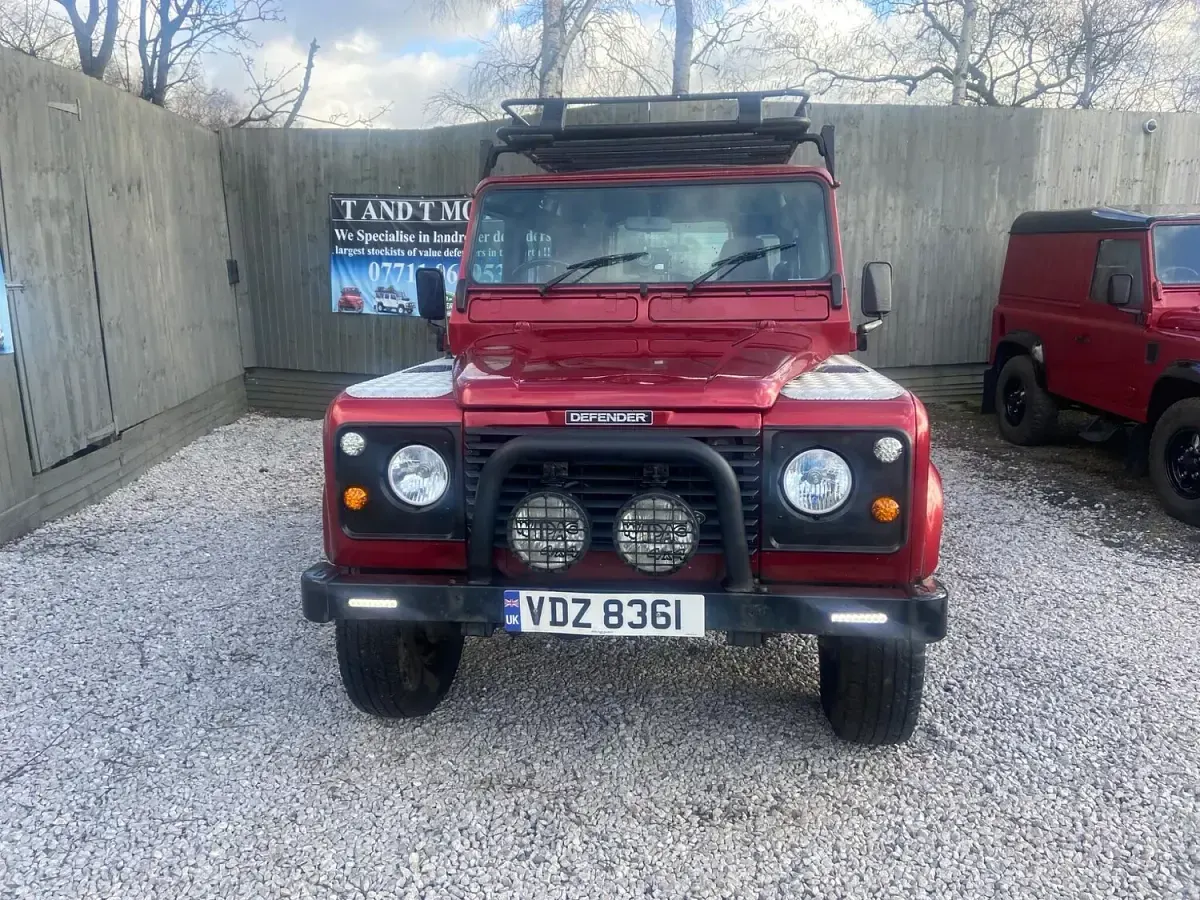 Used Land Rover Defender 1996 Red Estate