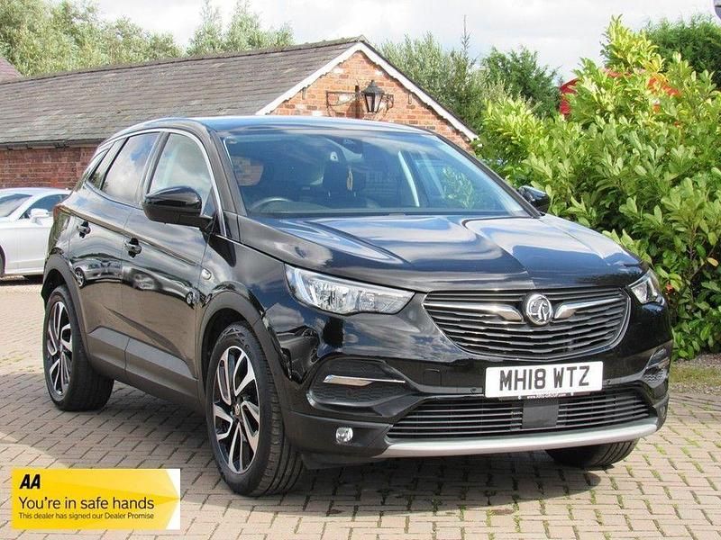 Used Vauxhall Grandland X Elite 130 HP (95 kW) 2018 Black SUV