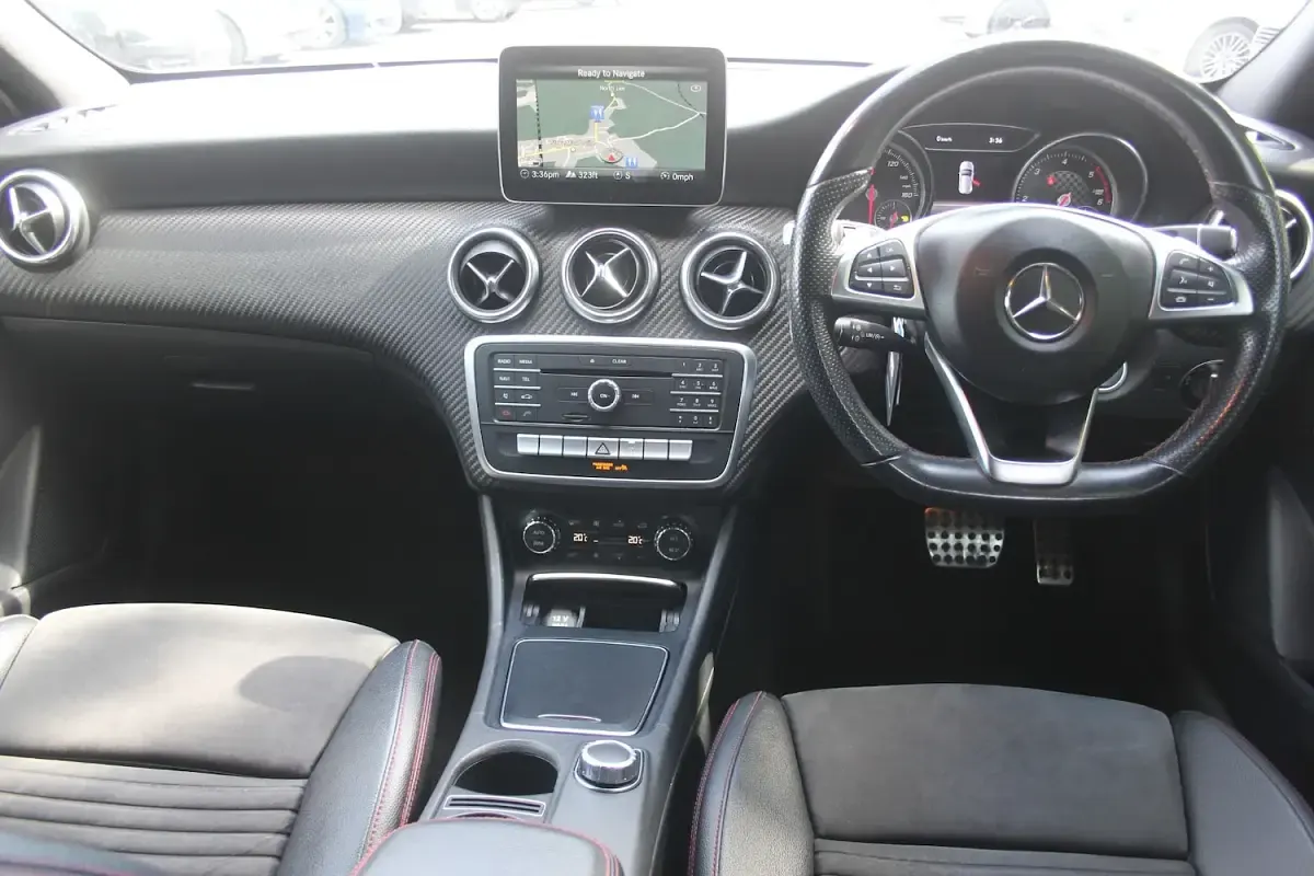 Used Mercedes A200 AMG line 2018 White Hatchback