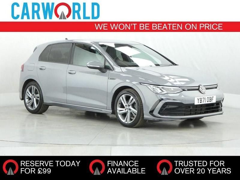 Grey Used 2022 VW Golf VIII R-line Hatchback | £14,790 (Good price) - Image 1/3