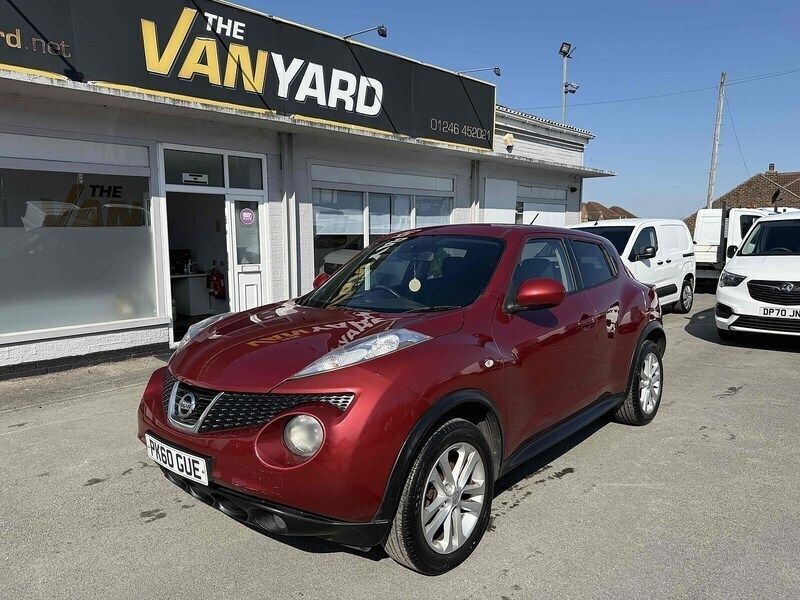 Red Used 2010 Nissan Juke Acenta SUV | £1,799 (Fair price) - Image 1/4