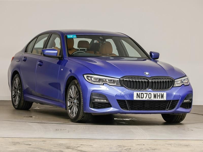 Used BMW 330e M Sport 292 HP (214 kW) 2020 Blue Sedan