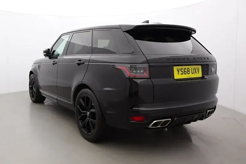 Used Land Rover Range Rover Sport SVR 575 HP (422 kW) 2018 Black SUV