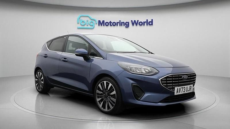 Used Ford Fiesta Titanium X 125 HP (91 kW) 2023 Blue Hatchback