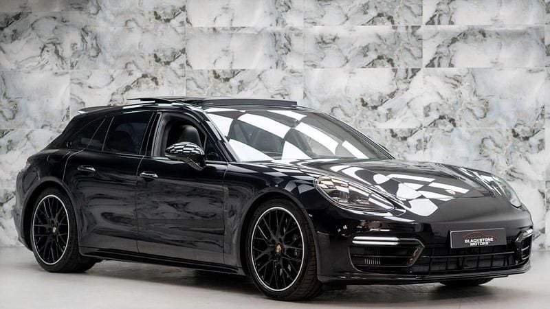 Black Used 2021 Porsche Panamera Turbo S Sport Turismo Sedan | £89,989 - Image 1/4