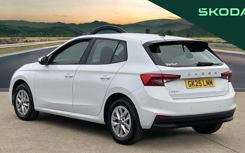 Used Skoda Fabia SE 95 HP (69 kW) 2025 White Hatchback