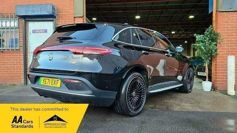 Used Mercedes EQC400 AMG line 300 kW (408 HP) 2022 Black SUV
