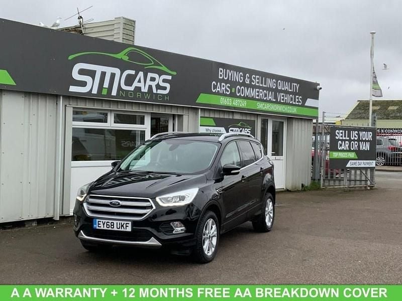Used Ford Kuga Titanium 120 HP (88 kW) 2018 Black SUV
