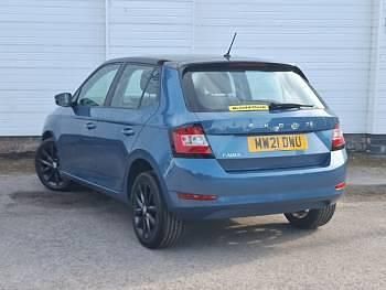 Used Skoda Fabia Colour Edition 95 HP (69 kW) 2021 Blue Hatchback