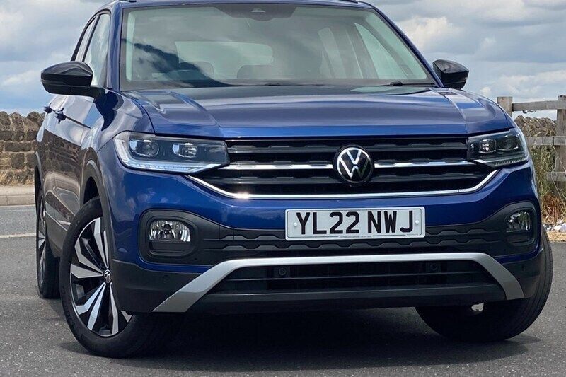 Reef blue Used 2022 VW T-Cross Black Edition SUV | £17,490 (Good price) - Image 1/1
