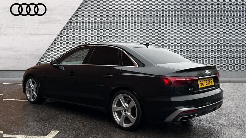 Used Audi A4 S-Line 150 HP (110 kW) 2023 Black Sedan