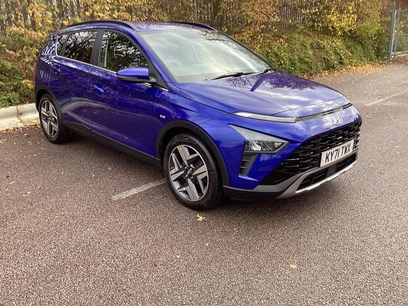 Intense blue Used 2021 Hyundai Bayon Premium SUV | £10,695 (Fair price) - Image 1/4