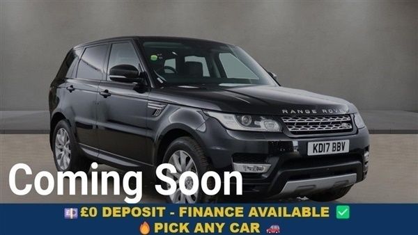 Black Used 2017 Land Rover Range Rover Sport HSE SUV | £17,849 (Good price) - Image 1/1