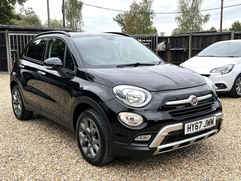 Black Used 2017 Fiat 500X Cross SUV | £6,495 (Good price) - Image 1/4