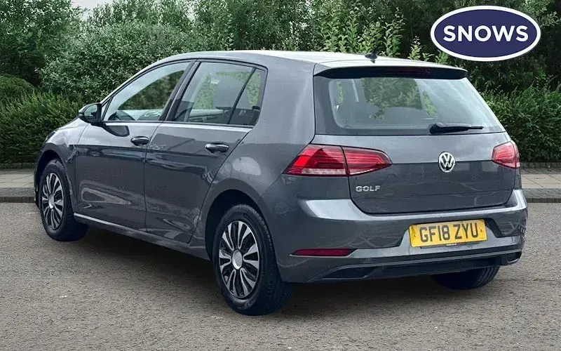 Used VW Golf VII S 125 HP (91 kW) 2018 Grey Hatchback