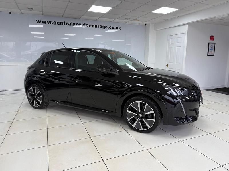 Used Peugeot e-208 Premium 100 kW (136 HP) 2021 Black Hatchback