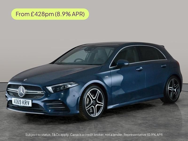 Used Mercedes A35 AMG Premium Plus 2019 Blue Hatchback