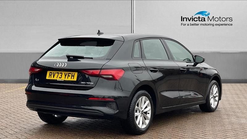 Used Audi A3 Advanced 110 HP (80 kW) 2023 Black Sedan