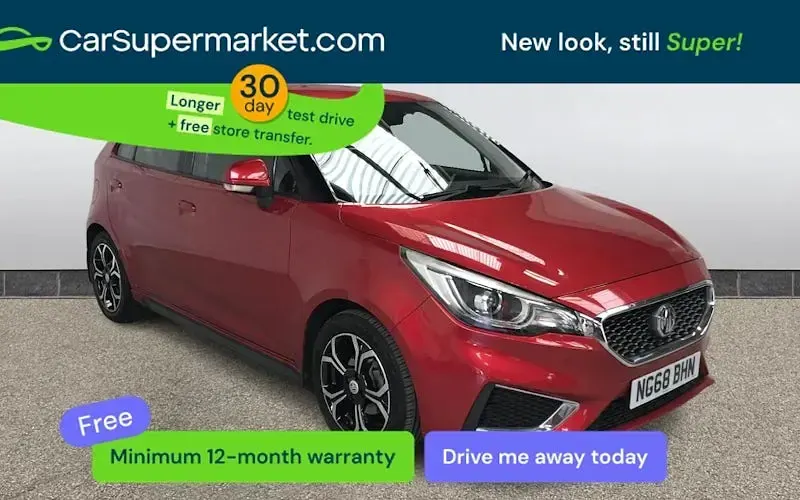 Begagnad MG MG3 Exclusive 106 HK (77 kW) 2020 Halvkombi