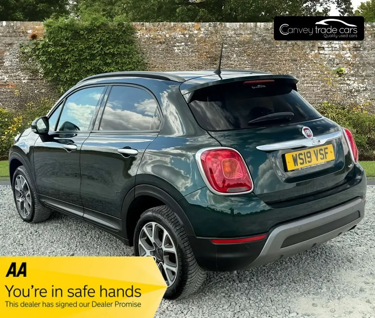 Used Fiat 500X Cross 150 HP (110 kW) 2019 Green SUV