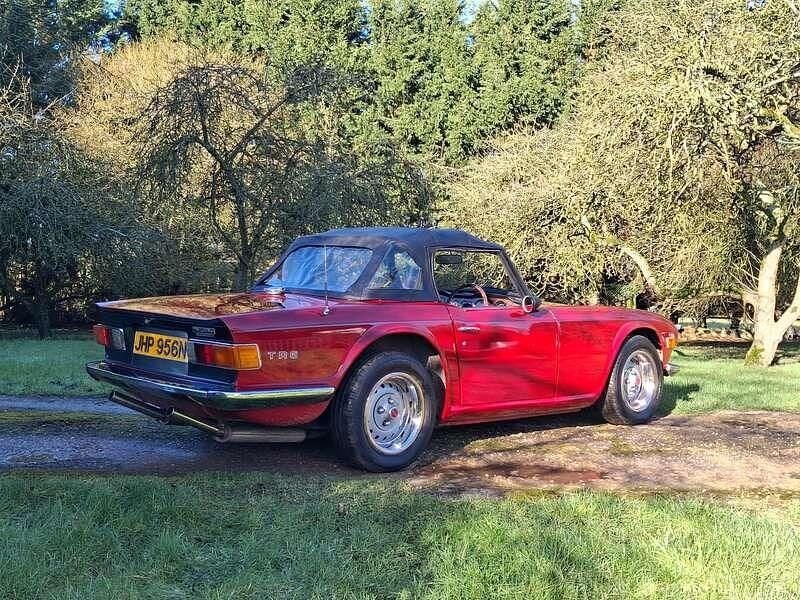 Used Triumph TR6 1975 Red Cabriolet
