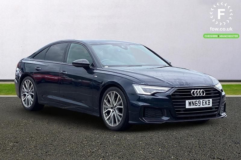 Used Audi A6 Black Edition 204 HP (150 kW) 2019 Blue Sedan