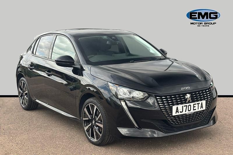 Black Used 2021 Peugeot 208 Allure Hatchback | £13,495 (Fair price) - Image 1/3