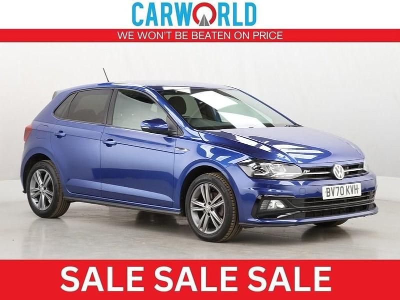 Blue Used 2020 VW Polo R-line Hatchback | £14,400 (Good price) - Image 1/3